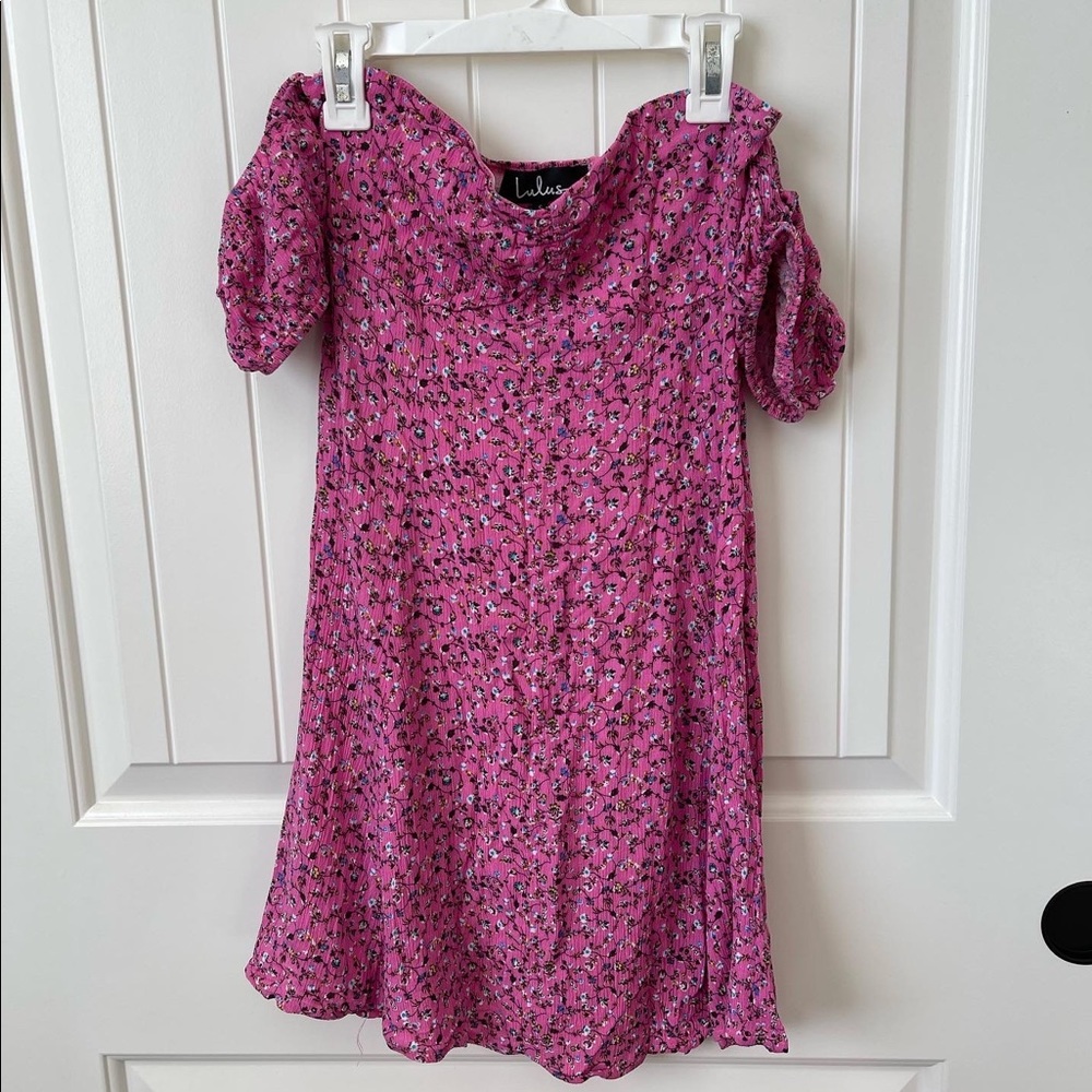 Lulus off the shoulder dress